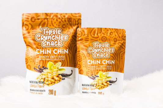 Topsie Crunchies Snack Chinchin Vanilla Flavor